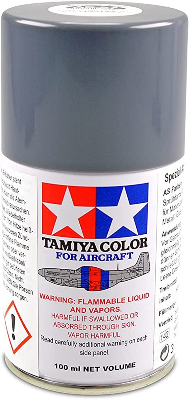 Tamiya AS-27 Spray Gunship Gray, 100ml Spray Paint For Aircraft